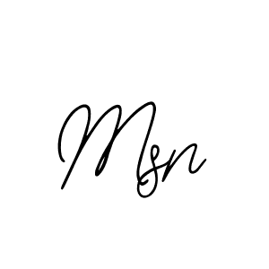 Design your own signature with our free online signature maker. With this signature software, you can create a handwritten (Bearetta-2O07w) signature for name Msn. Msn signature style 12 images and pictures png