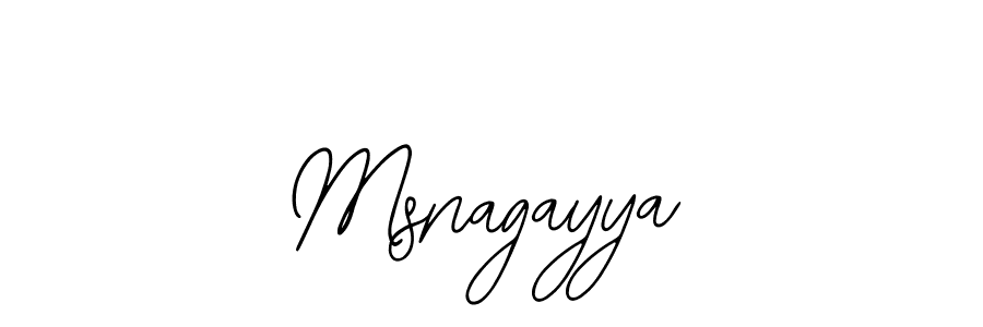 Msnagayya stylish signature style. Best Handwritten Sign (Bearetta-2O07w) for my name. Handwritten Signature Collection Ideas for my name Msnagayya. Msnagayya signature style 12 images and pictures png