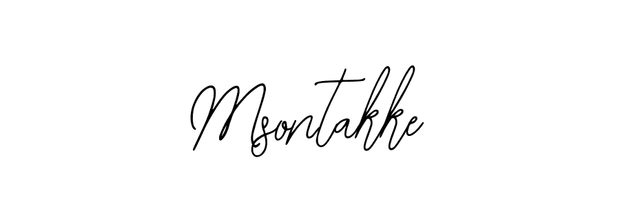 The best way (Bearetta-2O07w) to make a short signature is to pick only two or three words in your name. The name Msontakke include a total of six letters. For converting this name. Msontakke signature style 12 images and pictures png