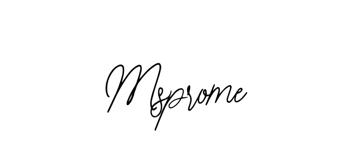 if you are searching for the best signature style for your name Msprome. so please give up your signature search. here we have designed multiple signature styles  using Bearetta-2O07w. Msprome signature style 12 images and pictures png
