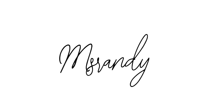 Also You can easily find your signature by using the search form. We will create Msrandy name handwritten signature images for you free of cost using Bearetta-2O07w sign style. Msrandy signature style 12 images and pictures png