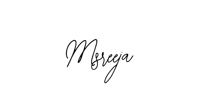 It looks lik you need a new signature style for name Msreeja. Design unique handwritten (Bearetta-2O07w) signature with our free signature maker in just a few clicks. Msreeja signature style 12 images and pictures png