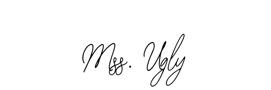 This is the best signature style for the Mss. Ugly name. Also you like these signature font (Bearetta-2O07w). Mix name signature. Mss. Ugly signature style 12 images and pictures png