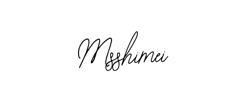 Msshimei stylish signature style. Best Handwritten Sign (Bearetta-2O07w) for my name. Handwritten Signature Collection Ideas for my name Msshimei. Msshimei signature style 12 images and pictures png
