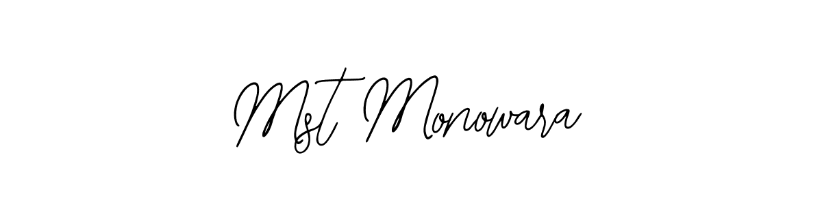 Also we have Mst Monowara name is the best signature style. Create professional handwritten signature collection using Bearetta-2O07w autograph style. Mst Monowara signature style 12 images and pictures png