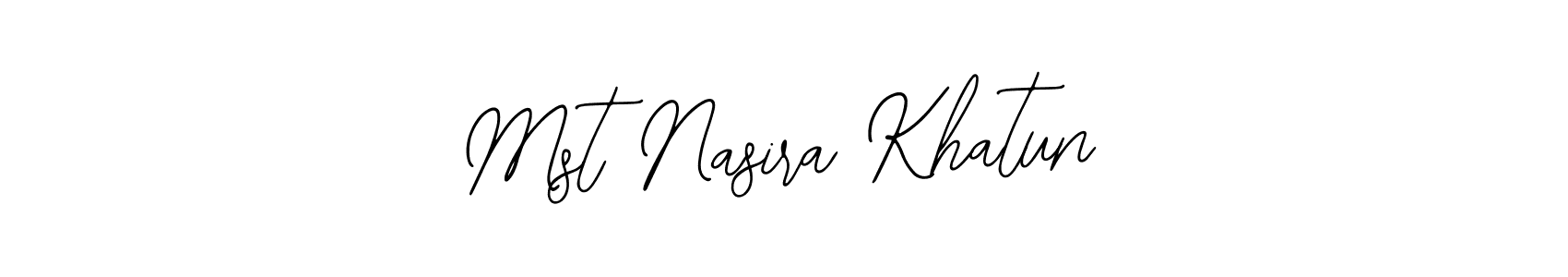 if you are searching for the best signature style for your name Mst Nasira Khatun. so please give up your signature search. here we have designed multiple signature styles  using Bearetta-2O07w. Mst Nasira Khatun signature style 12 images and pictures png