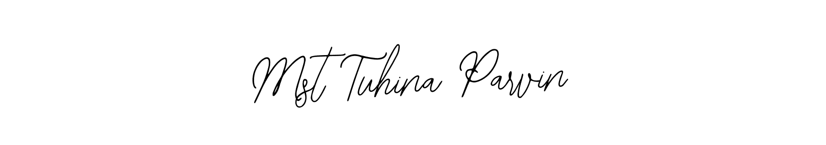 It looks lik you need a new signature style for name Mst Tuhina Parvin. Design unique handwritten (Bearetta-2O07w) signature with our free signature maker in just a few clicks. Mst Tuhina Parvin signature style 12 images and pictures png