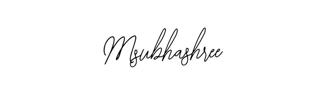 Once you've used our free online signature maker to create your best signature Bearetta-2O07w style, it's time to enjoy all of the benefits that Msubhashree name signing documents. Msubhashree signature style 12 images and pictures png