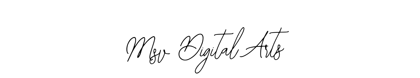 Make a short Msv Digital Arts signature style. Manage your documents anywhere anytime using Bearetta-2O07w. Create and add eSignatures, submit forms, share and send files easily. Msv Digital Arts signature style 12 images and pictures png