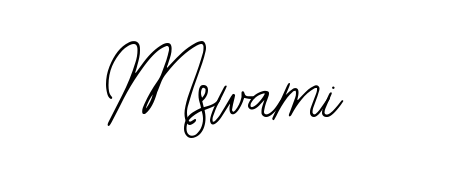 Mswami stylish signature style. Best Handwritten Sign (Bearetta-2O07w) for my name. Handwritten Signature Collection Ideas for my name Mswami. Mswami signature style 12 images and pictures png