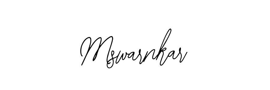 Make a short Mswarnkar signature style. Manage your documents anywhere anytime using Bearetta-2O07w. Create and add eSignatures, submit forms, share and send files easily. Mswarnkar signature style 12 images and pictures png