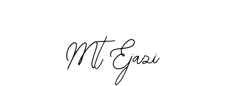 How to make Mt Ejazi name signature. Use Bearetta-2O07w style for creating short signs online. This is the latest handwritten sign. Mt Ejazi signature style 12 images and pictures png