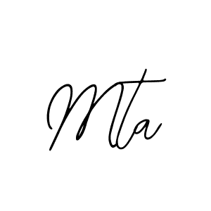 You should practise on your own different ways (Bearetta-2O07w) to write your name (Mta) in signature. don't let someone else do it for you. Mta signature style 12 images and pictures png