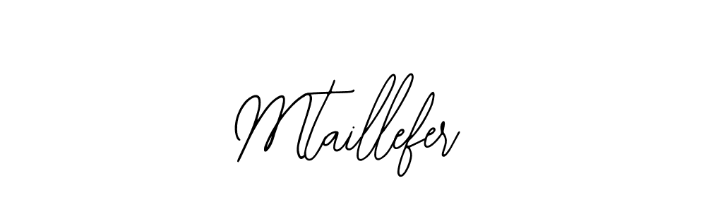 Create a beautiful signature design for name Mtaillefer. With this signature (Bearetta-2O07w) fonts, you can make a handwritten signature for free. Mtaillefer signature style 12 images and pictures png