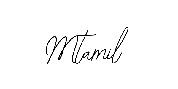 Use a signature maker to create a handwritten signature online. With this signature software, you can design (Bearetta-2O07w) your own signature for name Mtamil. Mtamil signature style 12 images and pictures png