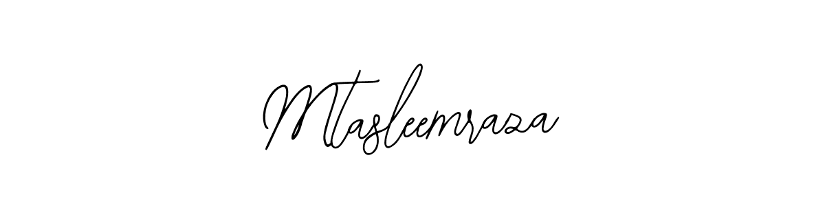 Once you've used our free online signature maker to create your best signature Bearetta-2O07w style, it's time to enjoy all of the benefits that Mtasleemraza name signing documents. Mtasleemraza signature style 12 images and pictures png
