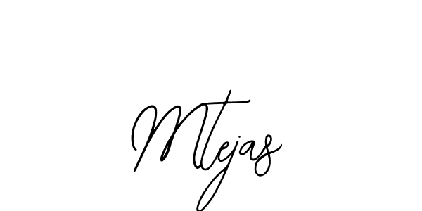 How to make Mtejas signature? Bearetta-2O07w is a professional autograph style. Create handwritten signature for Mtejas name. Mtejas signature style 12 images and pictures png