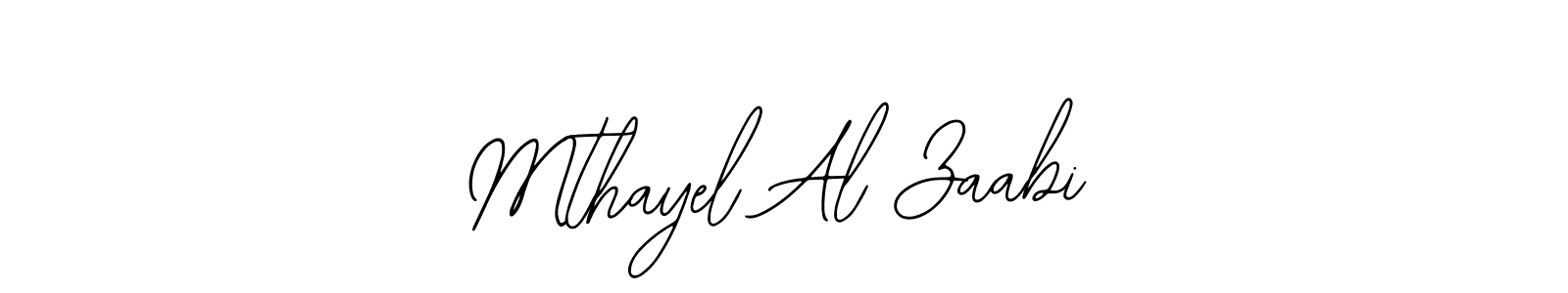 Similarly Bearetta-2O07w is the best handwritten signature design. Signature creator online .You can use it as an online autograph creator for name Mthayel Al Zaabi. Mthayel Al Zaabi signature style 12 images and pictures png