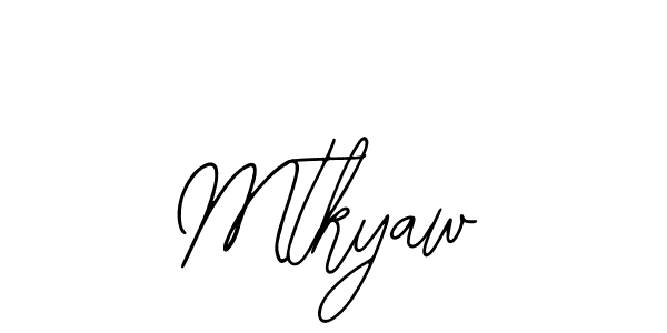 The best way (Bearetta-2O07w) to make a short signature is to pick only two or three words in your name. The name Mtkyaw include a total of six letters. For converting this name. Mtkyaw signature style 12 images and pictures png