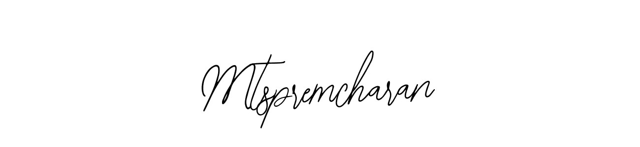 Design your own signature with our free online signature maker. With this signature software, you can create a handwritten (Bearetta-2O07w) signature for name Mtspremcharan. Mtspremcharan signature style 12 images and pictures png