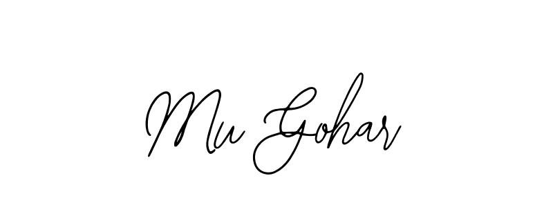 How to Draw Mu Gohar signature style? Bearetta-2O07w is a latest design signature styles for name Mu Gohar. Mu Gohar signature style 12 images and pictures png