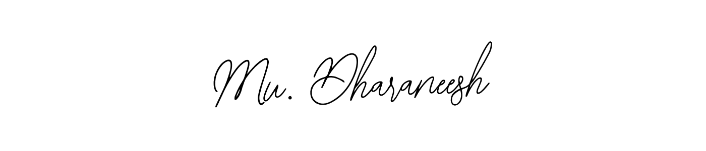Bearetta-2O07w is a professional signature style that is perfect for those who want to add a touch of class to their signature. It is also a great choice for those who want to make their signature more unique. Get Mu. Dharaneesh name to fancy signature for free. Mu. Dharaneesh signature style 12 images and pictures png