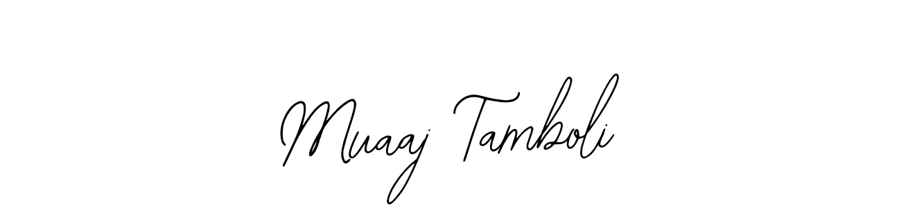See photos of Muaaj Tamboli official signature by Spectra . Check more albums & portfolios. Read reviews & check more about Bearetta-2O07w font. Muaaj Tamboli signature style 12 images and pictures png
