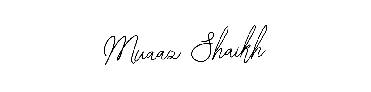 How to Draw Muaaz Shaikh signature style? Bearetta-2O07w is a latest design signature styles for name Muaaz Shaikh. Muaaz Shaikh signature style 12 images and pictures png