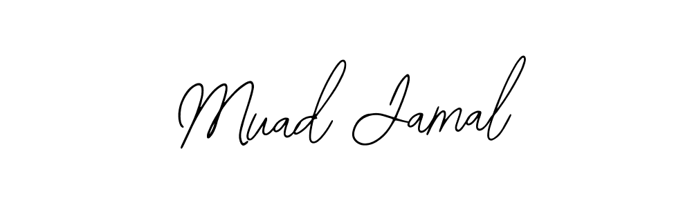 Use a signature maker to create a handwritten signature online. With this signature software, you can design (Bearetta-2O07w) your own signature for name Muad Jamal. Muad Jamal signature style 12 images and pictures png
