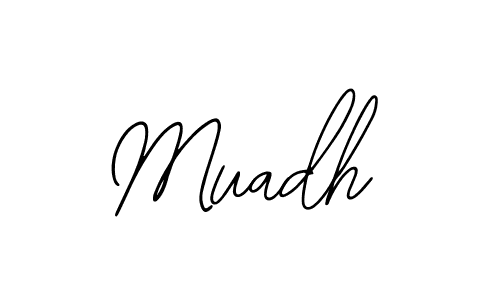 Also we have Muadh name is the best signature style. Create professional handwritten signature collection using Bearetta-2O07w autograph style. Muadh signature style 12 images and pictures png