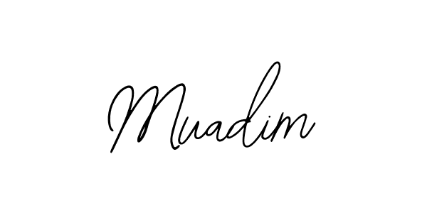 Bearetta-2O07w is a professional signature style that is perfect for those who want to add a touch of class to their signature. It is also a great choice for those who want to make their signature more unique. Get Muadim name to fancy signature for free. Muadim signature style 12 images and pictures png