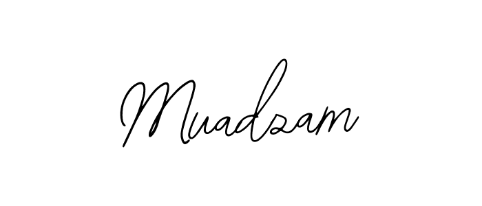 Also we have Muadzam name is the best signature style. Create professional handwritten signature collection using Bearetta-2O07w autograph style. Muadzam signature style 12 images and pictures png