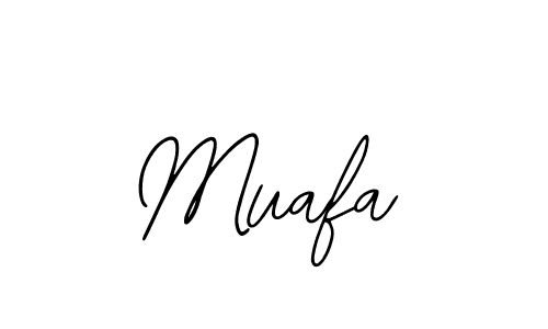 How to make Muafa signature? Bearetta-2O07w is a professional autograph style. Create handwritten signature for Muafa name. Muafa signature style 12 images and pictures png