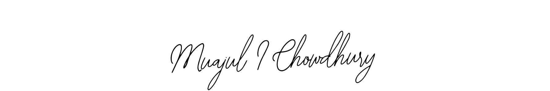 Muajul I Chowdhury stylish signature style. Best Handwritten Sign (Bearetta-2O07w) for my name. Handwritten Signature Collection Ideas for my name Muajul I Chowdhury. Muajul I Chowdhury signature style 12 images and pictures png