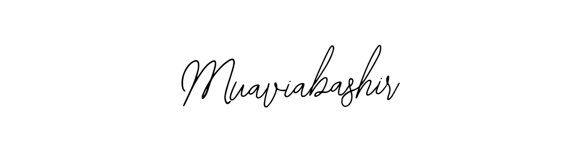 You should practise on your own different ways (Bearetta-2O07w) to write your name (Muaviabashir) in signature. don't let someone else do it for you. Muaviabashir signature style 12 images and pictures png