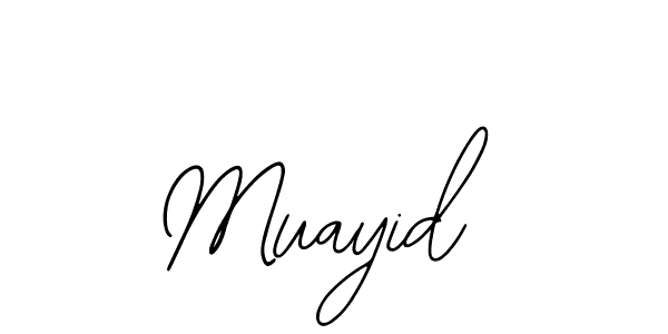 Create a beautiful signature design for name Muayid. With this signature (Bearetta-2O07w) fonts, you can make a handwritten signature for free. Muayid signature style 12 images and pictures png