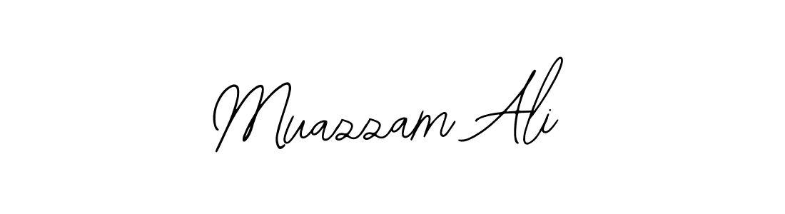 Create a beautiful signature design for name Muazzam Ali. With this signature (Bearetta-2O07w) fonts, you can make a handwritten signature for free. Muazzam Ali signature style 12 images and pictures png