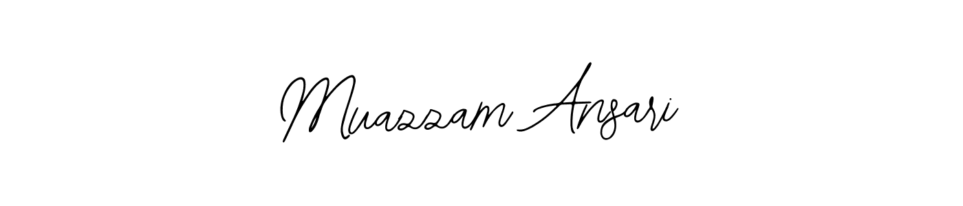 This is the best signature style for the Muazzam Ansari name. Also you like these signature font (Bearetta-2O07w). Mix name signature. Muazzam Ansari signature style 12 images and pictures png
