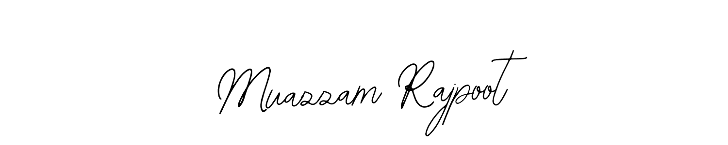 Create a beautiful signature design for name Muazzam Rajpoot. With this signature (Bearetta-2O07w) fonts, you can make a handwritten signature for free. Muazzam Rajpoot signature style 12 images and pictures png