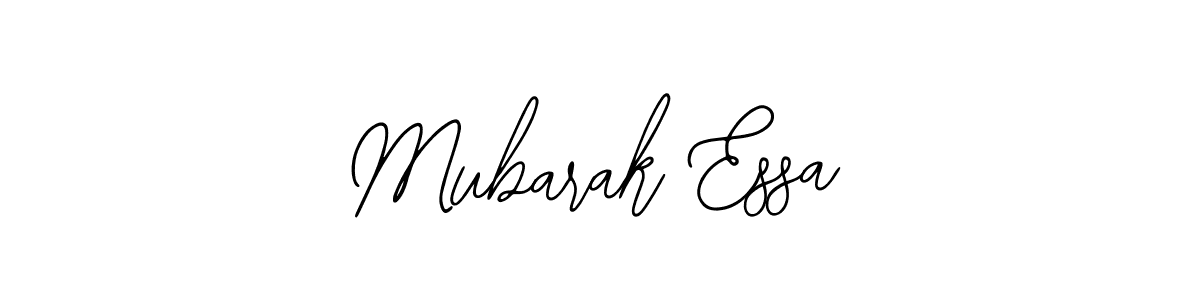 How to make Mubarak Essa name signature. Use Bearetta-2O07w style for creating short signs online. This is the latest handwritten sign. Mubarak Essa signature style 12 images and pictures png