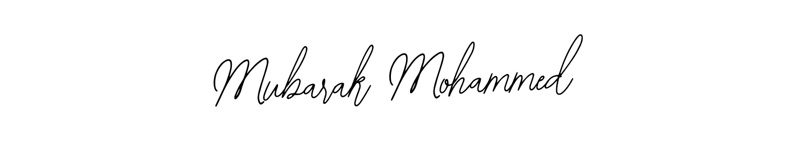 Create a beautiful signature design for name Mubarak Mohammed. With this signature (Bearetta-2O07w) fonts, you can make a handwritten signature for free. Mubarak Mohammed signature style 12 images and pictures png