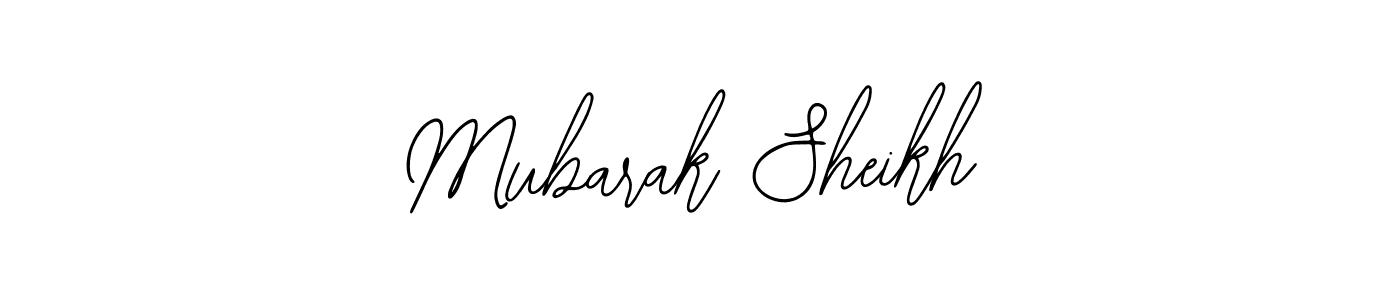 How to Draw Mubarak Sheikh signature style? Bearetta-2O07w is a latest design signature styles for name Mubarak Sheikh. Mubarak Sheikh signature style 12 images and pictures png