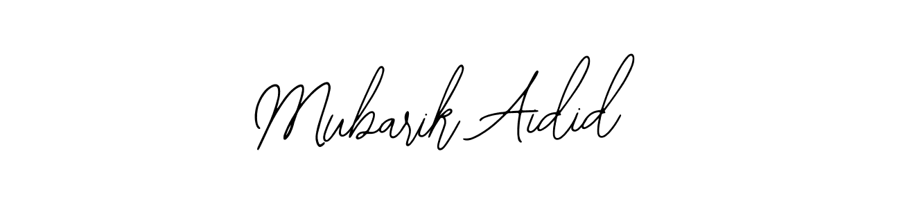 Mubarik Aidid stylish signature style. Best Handwritten Sign (Bearetta-2O07w) for my name. Handwritten Signature Collection Ideas for my name Mubarik Aidid. Mubarik Aidid signature style 12 images and pictures png