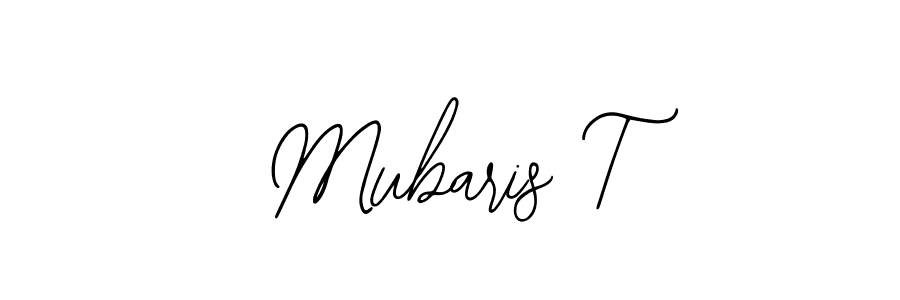 Similarly Bearetta-2O07w is the best handwritten signature design. Signature creator online .You can use it as an online autograph creator for name Mubaris T. Mubaris T signature style 12 images and pictures png