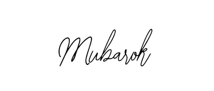 Also we have Mubarok name is the best signature style. Create professional handwritten signature collection using Bearetta-2O07w autograph style. Mubarok signature style 12 images and pictures png