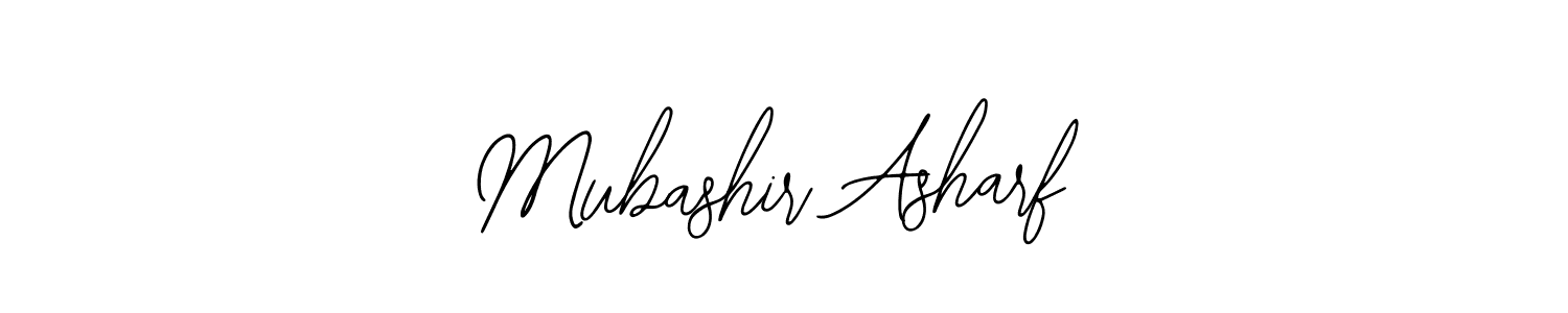 Also we have Mubashir Asharf name is the best signature style. Create professional handwritten signature collection using Bearetta-2O07w autograph style. Mubashir Asharf signature style 12 images and pictures png