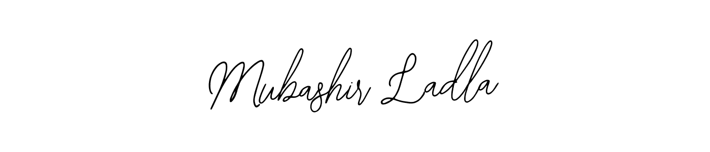 Bearetta-2O07w is a professional signature style that is perfect for those who want to add a touch of class to their signature. It is also a great choice for those who want to make their signature more unique. Get Mubashir Ladla name to fancy signature for free. Mubashir Ladla signature style 12 images and pictures png
