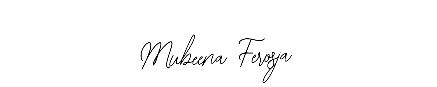 Similarly Bearetta-2O07w is the best handwritten signature design. Signature creator online .You can use it as an online autograph creator for name Mubeena Ferosja. Mubeena Ferosja signature style 12 images and pictures png