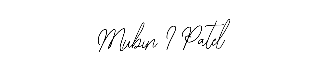 Use a signature maker to create a handwritten signature online. With this signature software, you can design (Bearetta-2O07w) your own signature for name Mubin I Patel. Mubin I Patel signature style 12 images and pictures png
