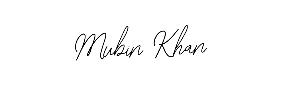 Also You can easily find your signature by using the search form. We will create Mubin Khan name handwritten signature images for you free of cost using Bearetta-2O07w sign style. Mubin Khan signature style 12 images and pictures png
